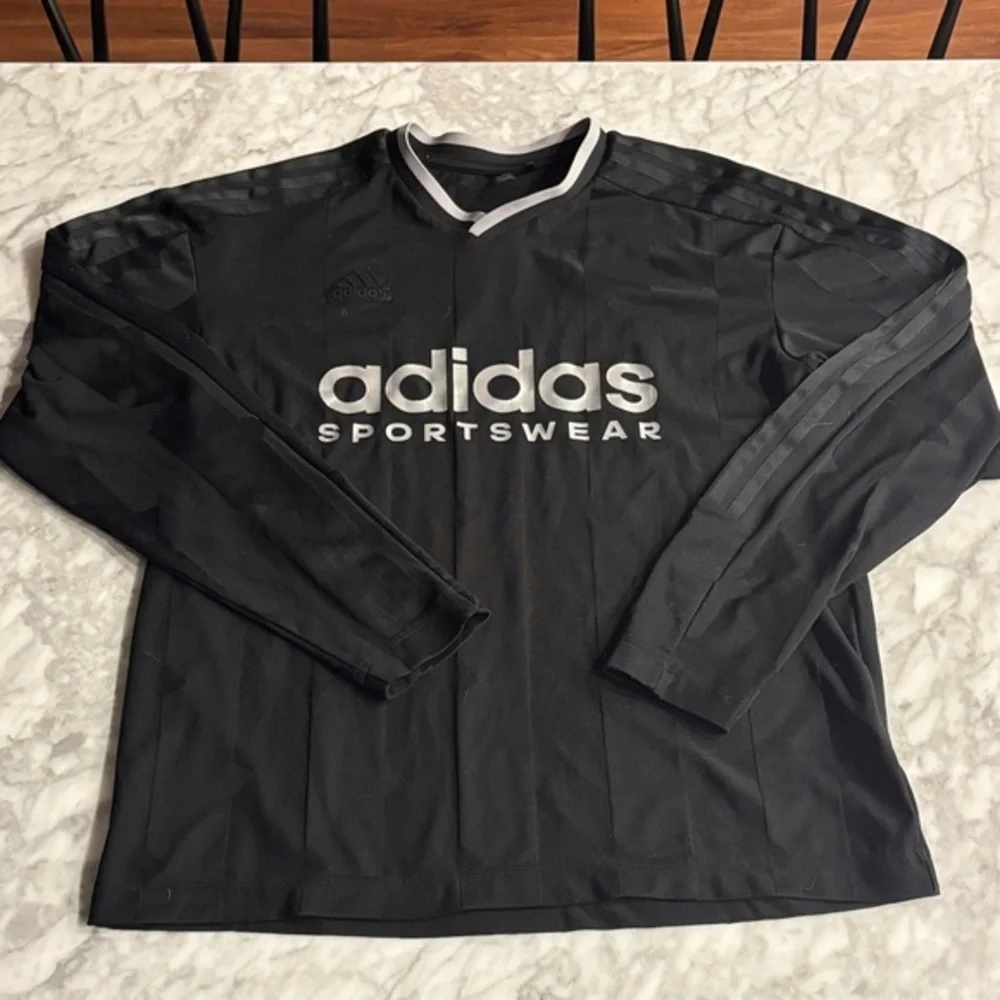 Adidas Black and silver Sportswear Top